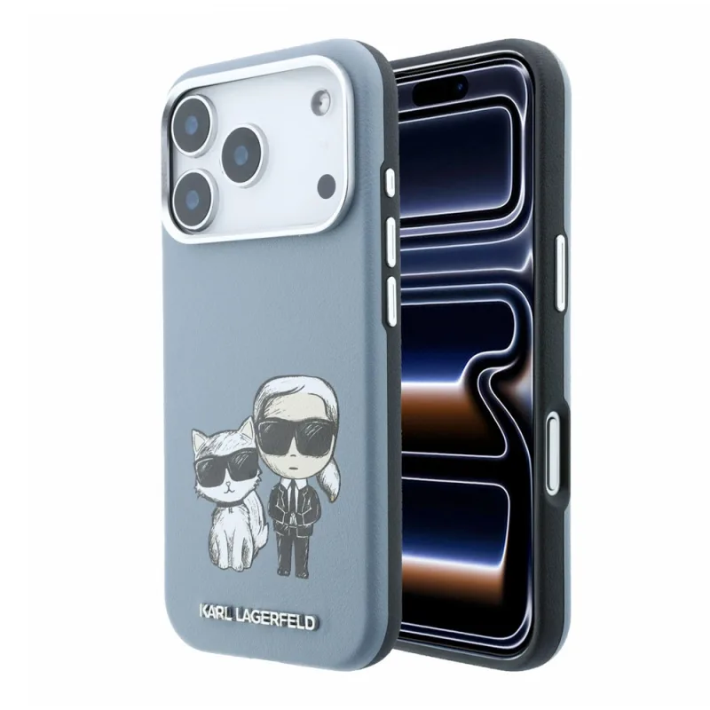 Karl Lagerfeld PU Semi Wrap Smooth Sketch Bodies Magsafe kryt iPhone 18…