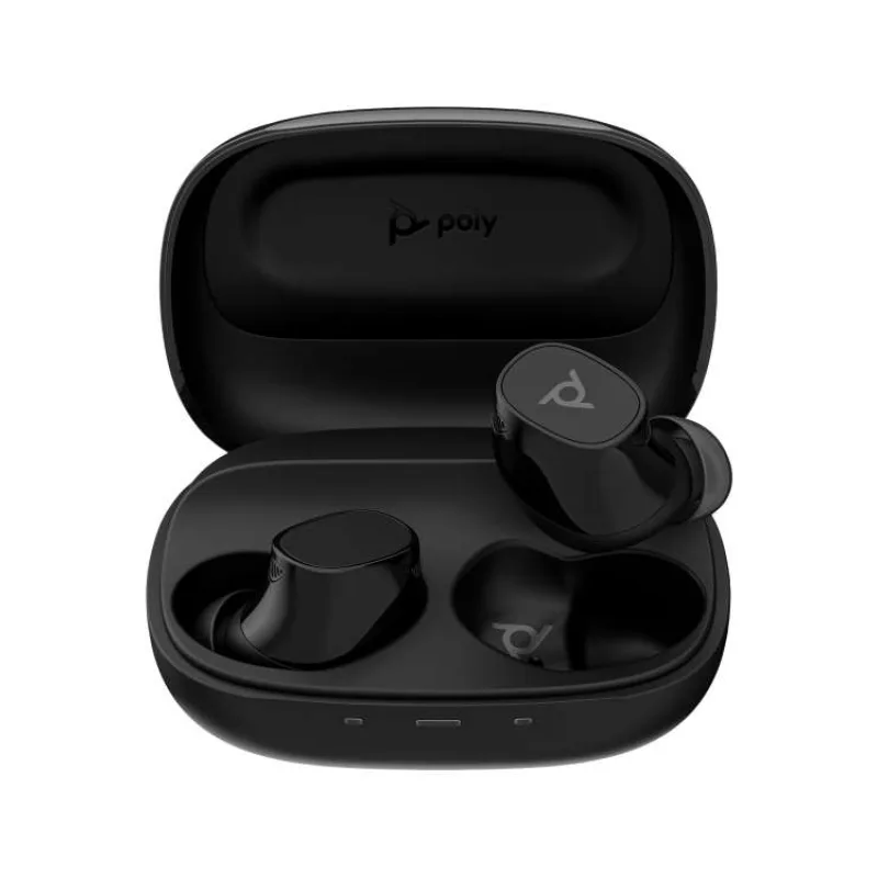 HP Renew Poly Blackwire 5220 Stereo USB-C Headset +3.5mm Plug +USB-C/A Adapter (8X231AAR)
