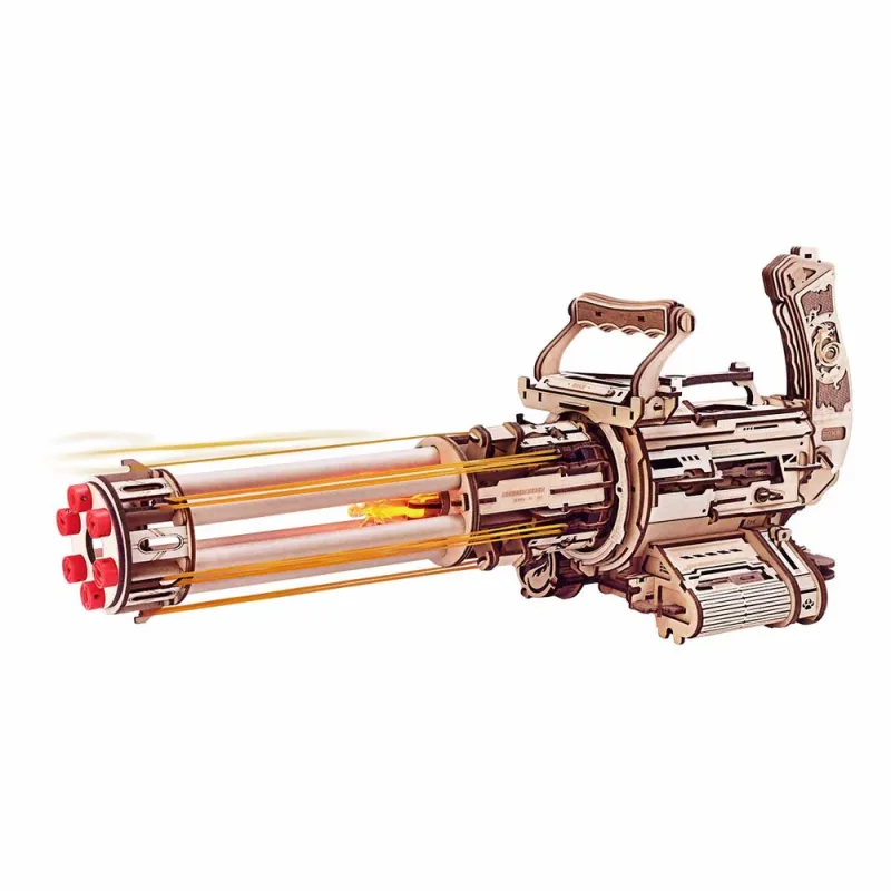 RoboTime RoboTime 3D drevená mechanická skladačka Rotačný guľomet