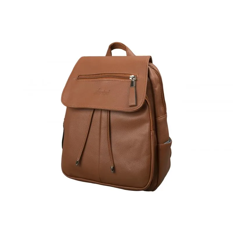 dariya® Elegantný unisex batoh pre voľný čas - hnedý Veľkosť: UNI