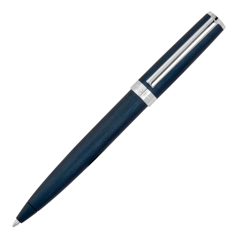 HUGO BOSS Guľôčkové pero Gear Brushed modré HSK4414N
