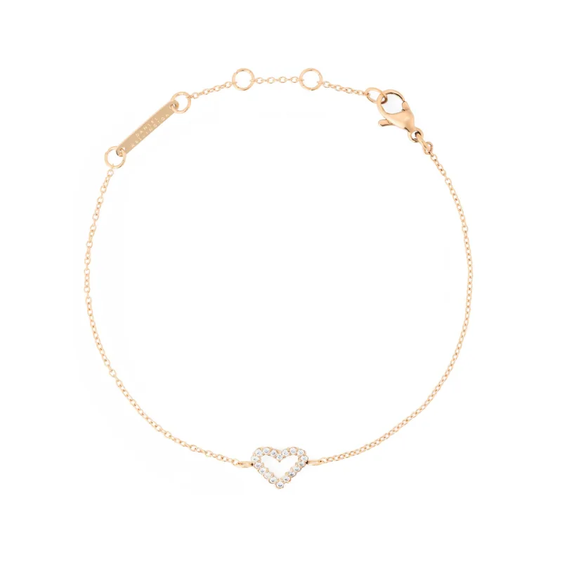 Daniel Wellington dámsky náramok oceľový Mirelle Heart DW00401618