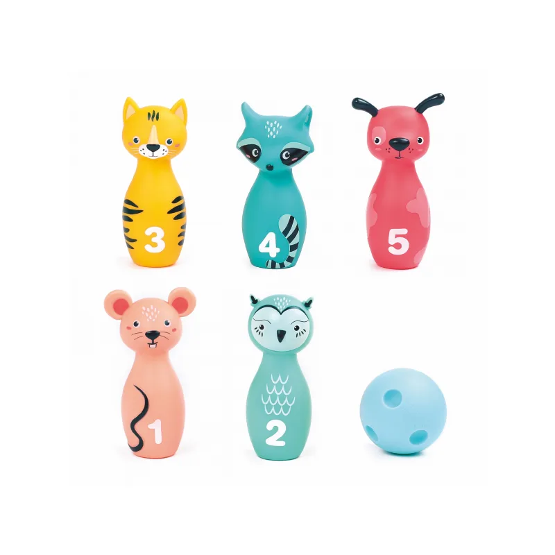 Ludi Bowling pre najmenších Zvieratká s číslami