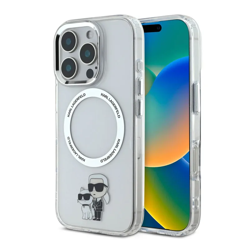 Karl Lagerfeld IML Karl and Choupette MagSafe kryt iPhone 16 Pro…