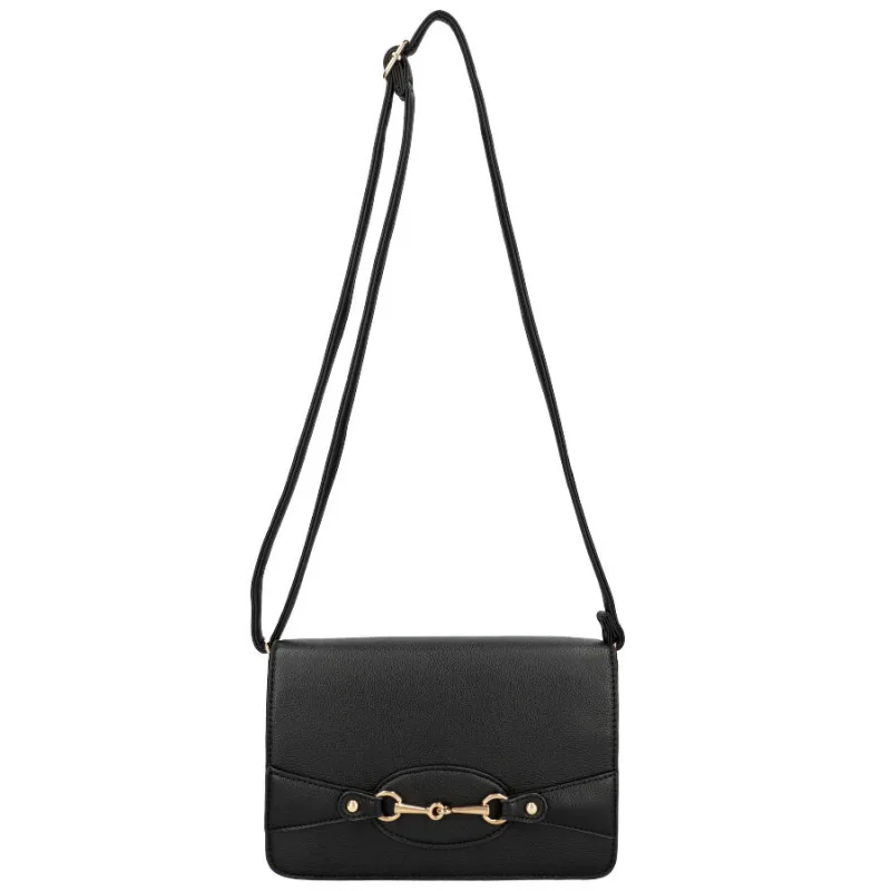 Am Montreux Čierna dámska stredná crossbody kabelka