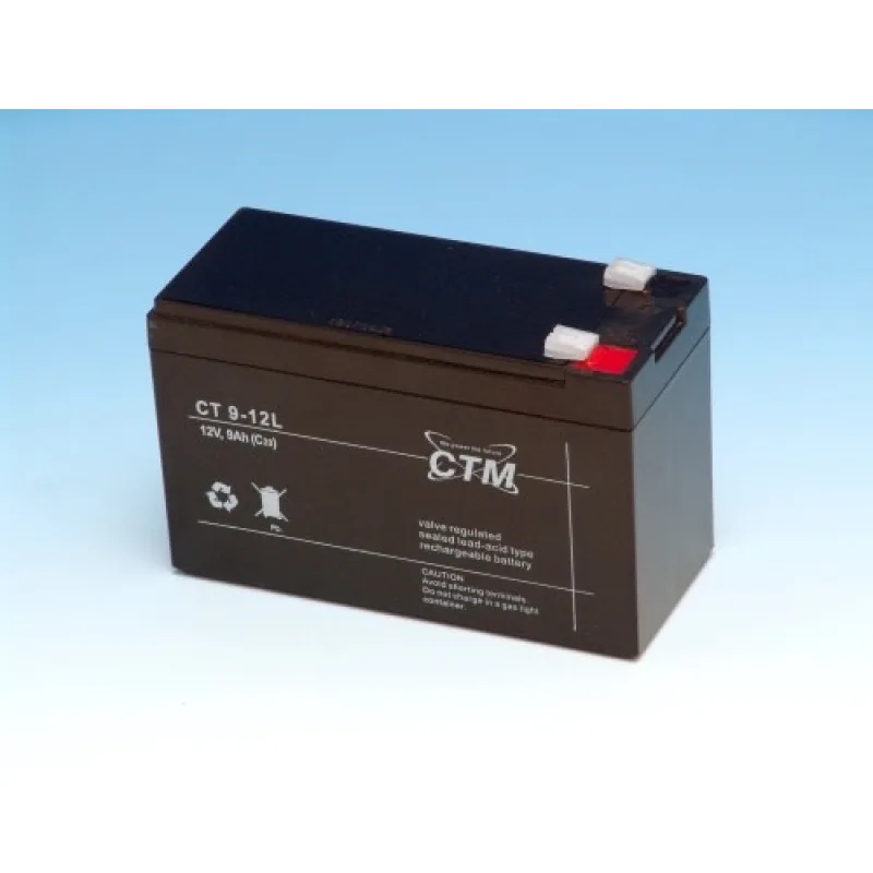 Batéria - CTM CT 12-9L (12V/ 9Ah - Faston 250), životnosť 5 rokov 05765