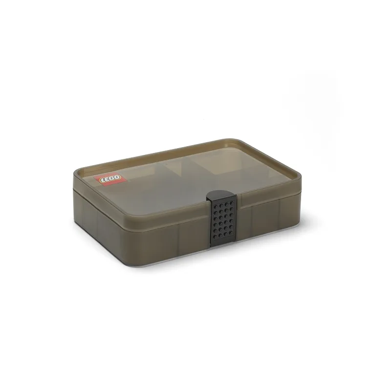 LEGO Úložný box s priehradkami - hnedý