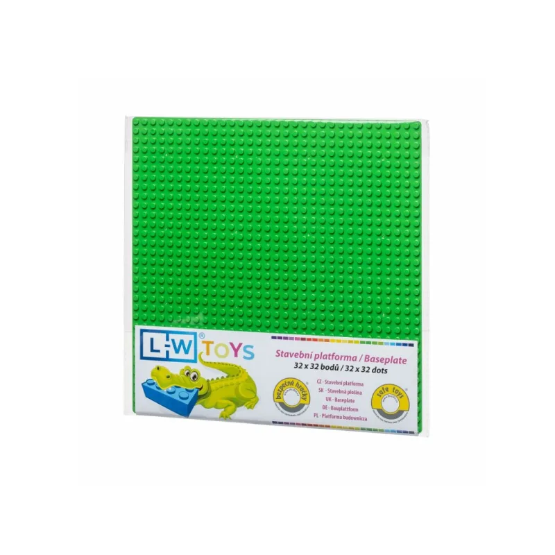 L-W Toys L-W Toys Základová doska 32x32 svetlozelená