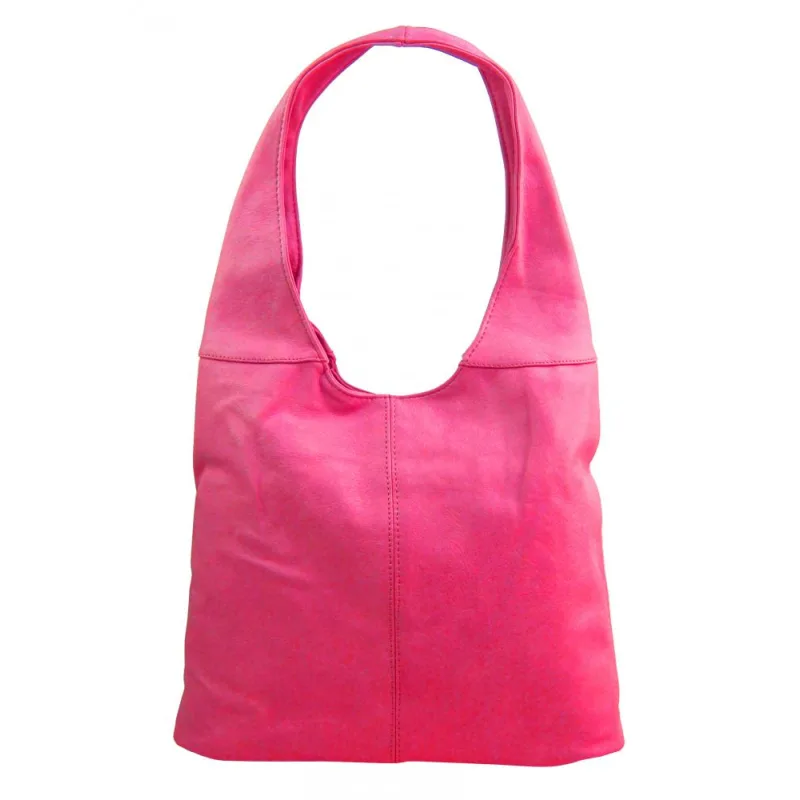 JGL (JUST GLAMOUR) Dámska shopper kabelka cez rameno fuchsiovo ružová