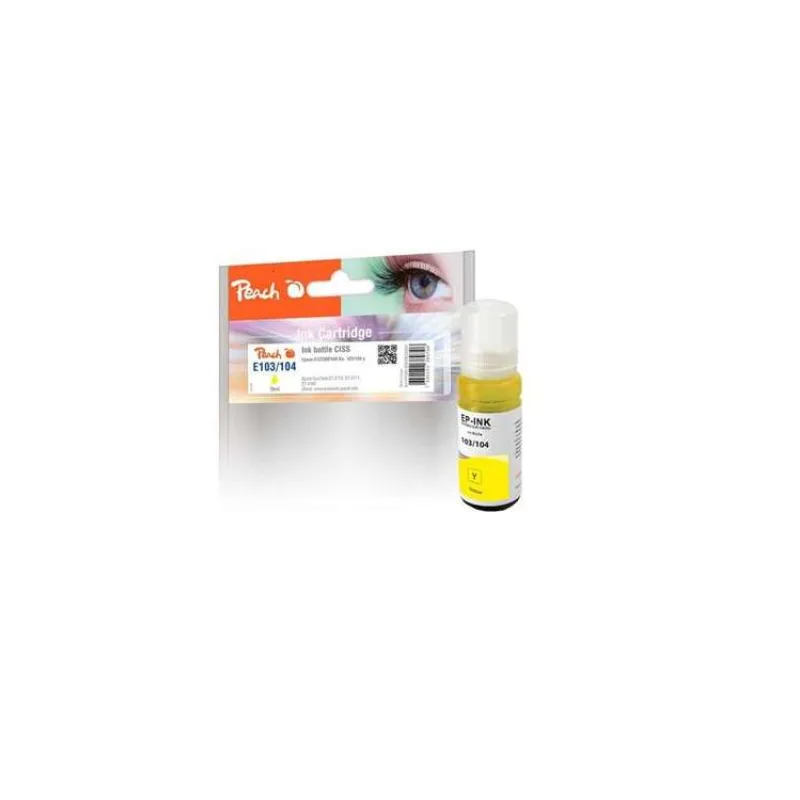 PEACH kompatibilní cartridge Epson No. 103/104, C13T00S440, C13T00P440, yellow, 70ml (320901)