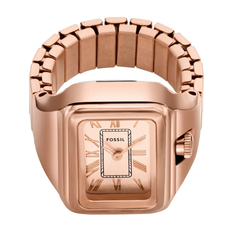 Fossil Raquel Watch Ring dámske hodinky štvorcový prsteň ES5345