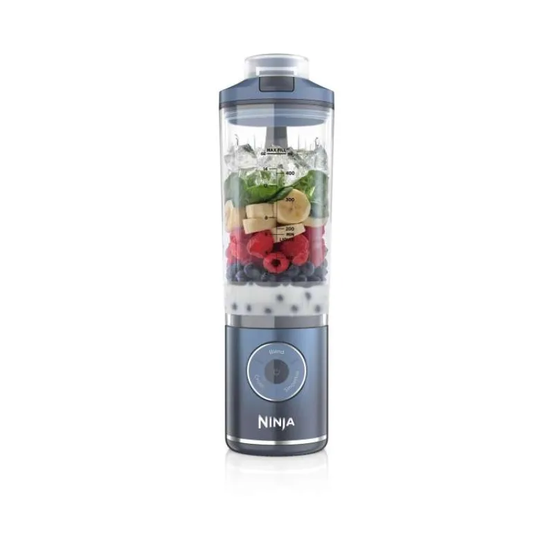 Ninja BC251EUNV BlastMax bezdrátový mixér modrý, Auto-iQ, PowerBlast, 570 ml, USB-C baterie (BC251EUNV)