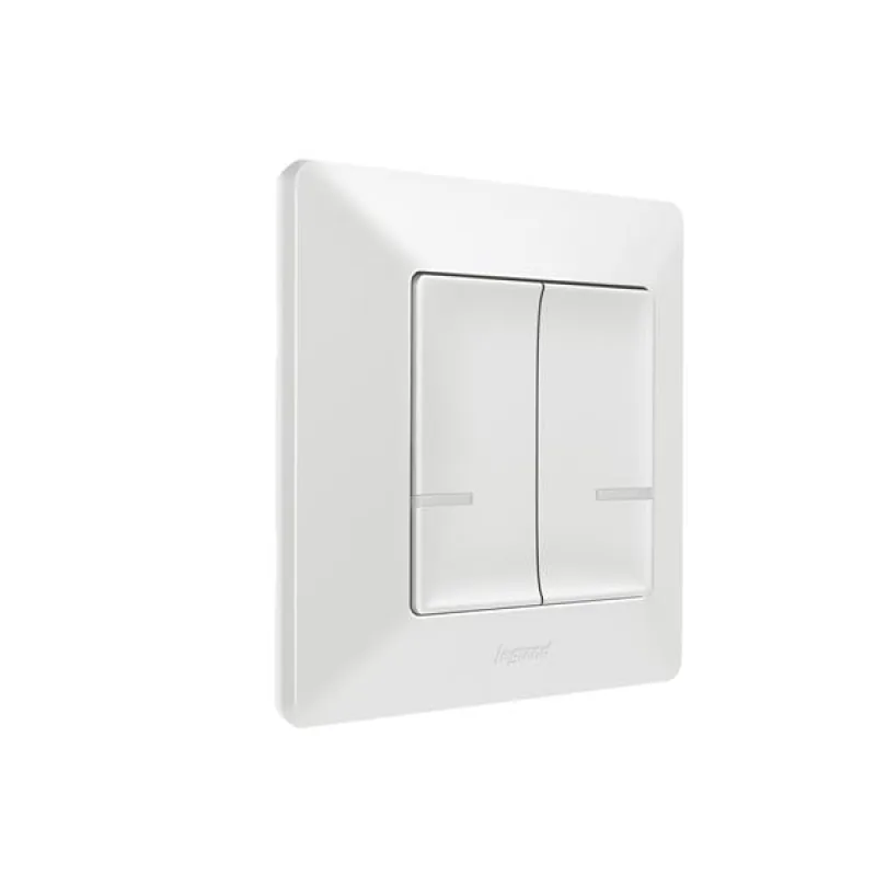 Legrand VALENA LIFE S NETATMO BEZDRÔTOVÝ SPÍNAČ 2 - NÁSOBNÝ BIELY 752187