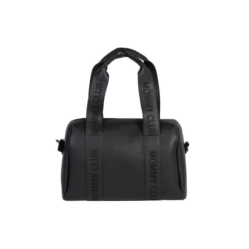 Childhome Prebaľovacia taška Mommy Club Signature Vegan Leather Black