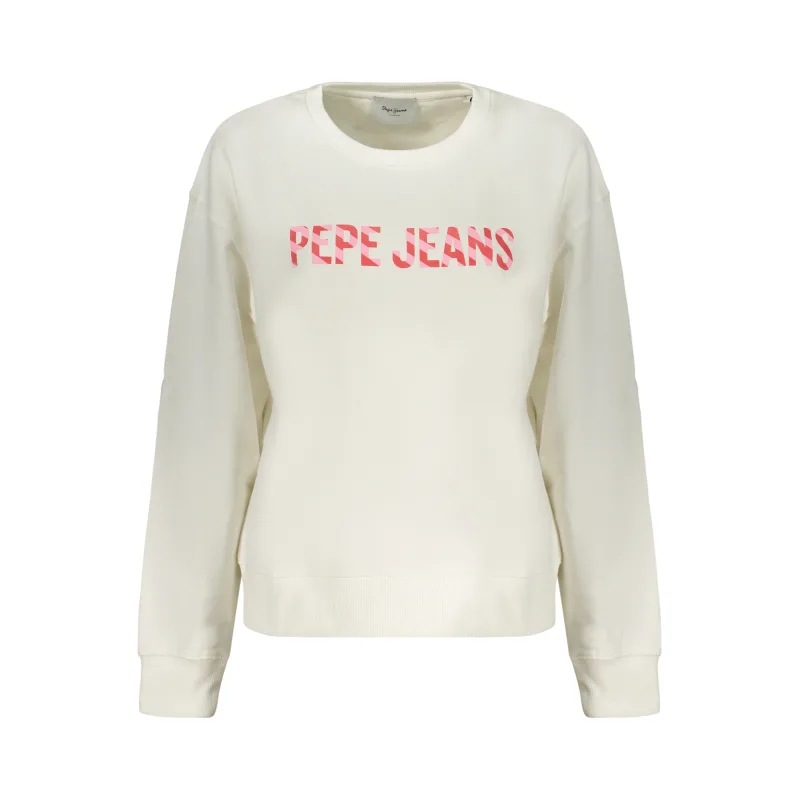 Dámska Mikina bez zipsu PEPE JEANS - Biela Farba: Biela, Veľkosť: XL