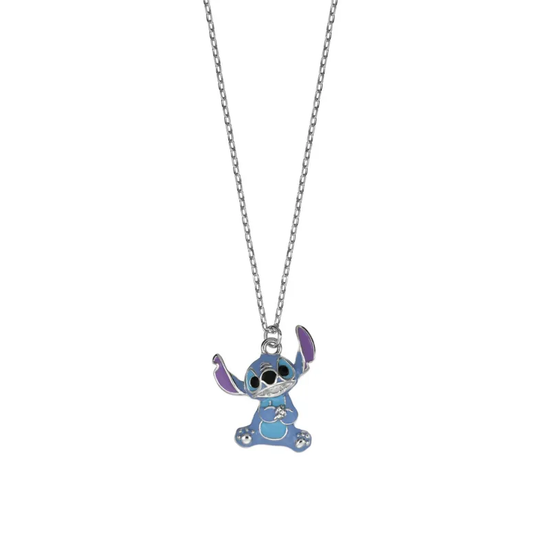 Detský náhrdelník Disney Lilo & Stitch strieborný CS00028SRHL-P.CS