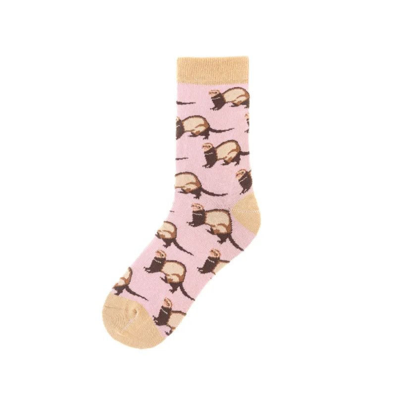 Dámske ponožky Funky Steps s motívom fretky FSC117