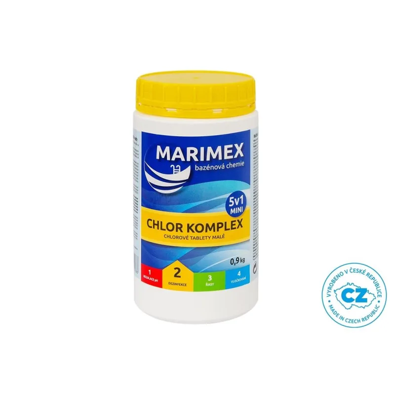Marimex Komplex Mini 5v1 0, 9 kg - bazénová chemie - DEZINFEKCE 11301211