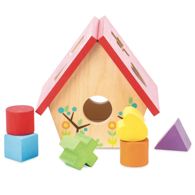 Le Toy Van Le Toy Van Petilou - Vtáčia búdka s tvarmi