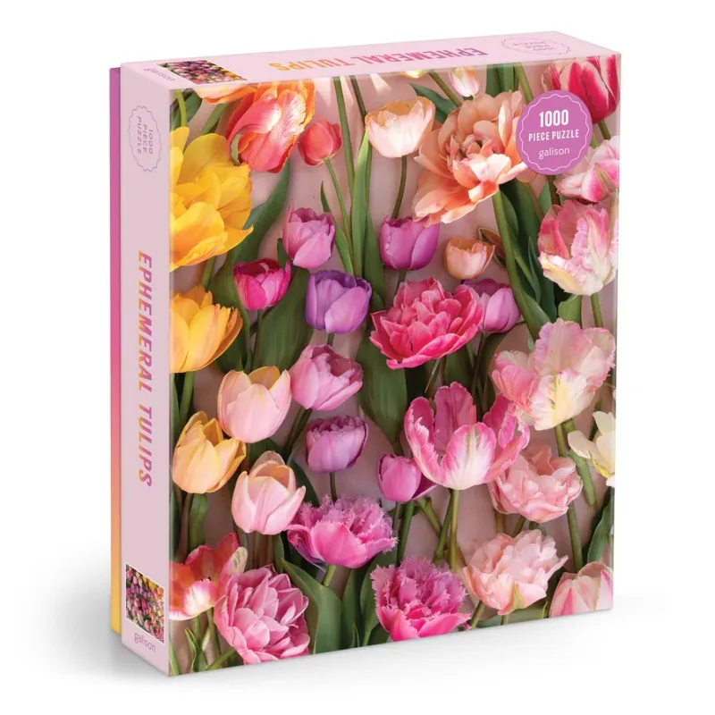 Galison Galison Puzzle Pominuteľné tulipány 1000 dielikov