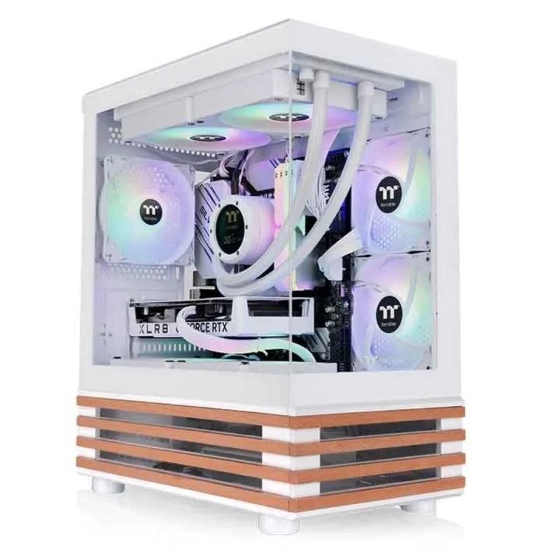 THERMALTAKE Case View 170 WS ARGB, Průhledná bočnice, bílá CA-1Z4…
