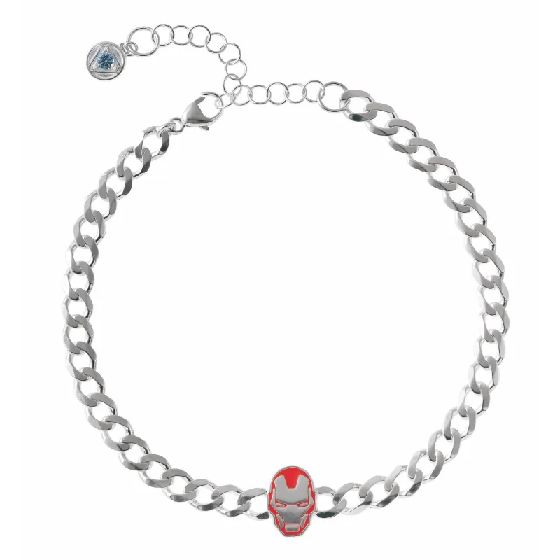 Marvel unisex náramok Iron Man strieborný BS00084SRRQL-7-XS