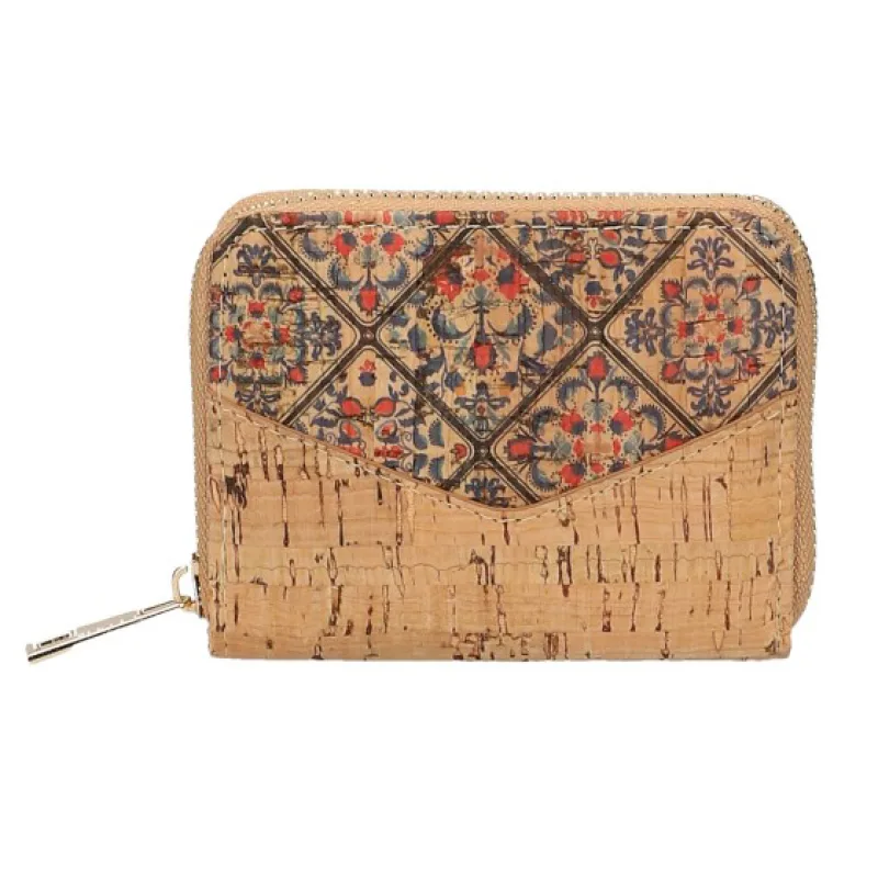 Am cork collection Dámska peňaženka v korkovom dizajne B1729 typ11