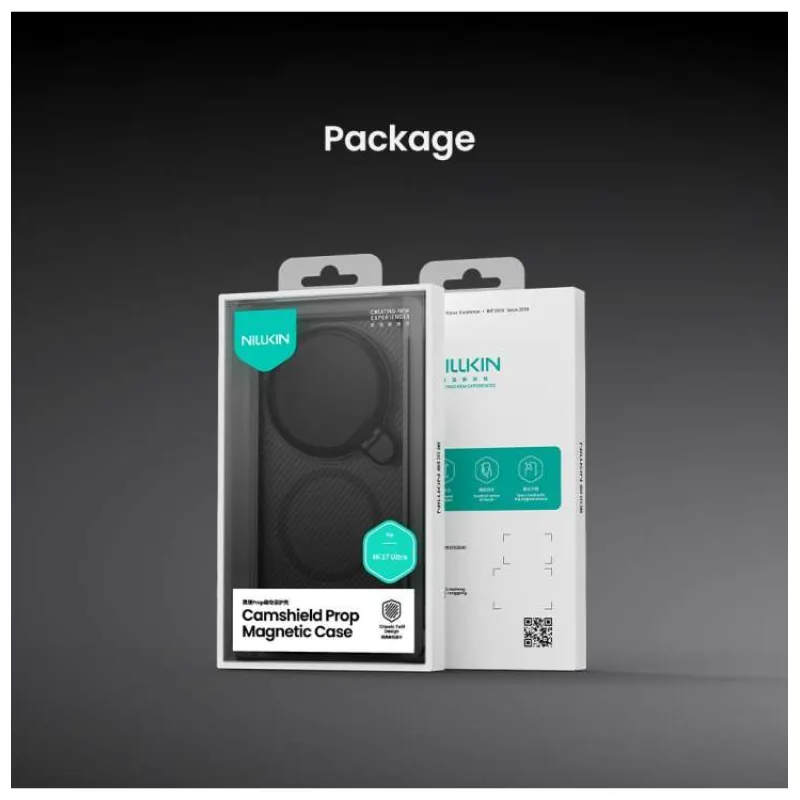 Nillkin CamShield Prop Magnetic (Transparent Lens) Zadný Kryt pre Xiaomi 17 Ultra Transparent Black (6902048310438)
