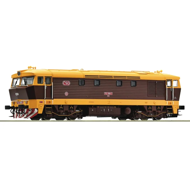 Roco Roco Dieselová lokomotiva 752 068-7, ČSD/ČD Bardotka - 7300026