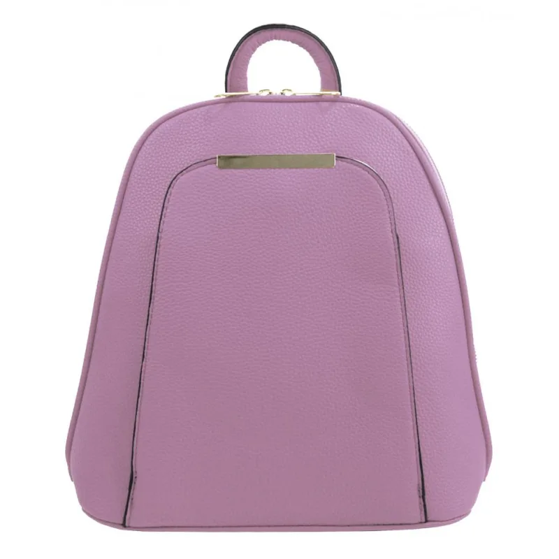 Jessica Bags Elegantný menší dámsky batôžtek / kabelka svetlá fialová