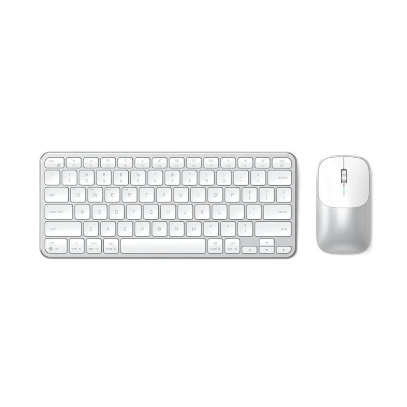 Satechi klávesnica + myš Slim CEX1 Wireless Combo - Silver ST-ZEX1SS-EN