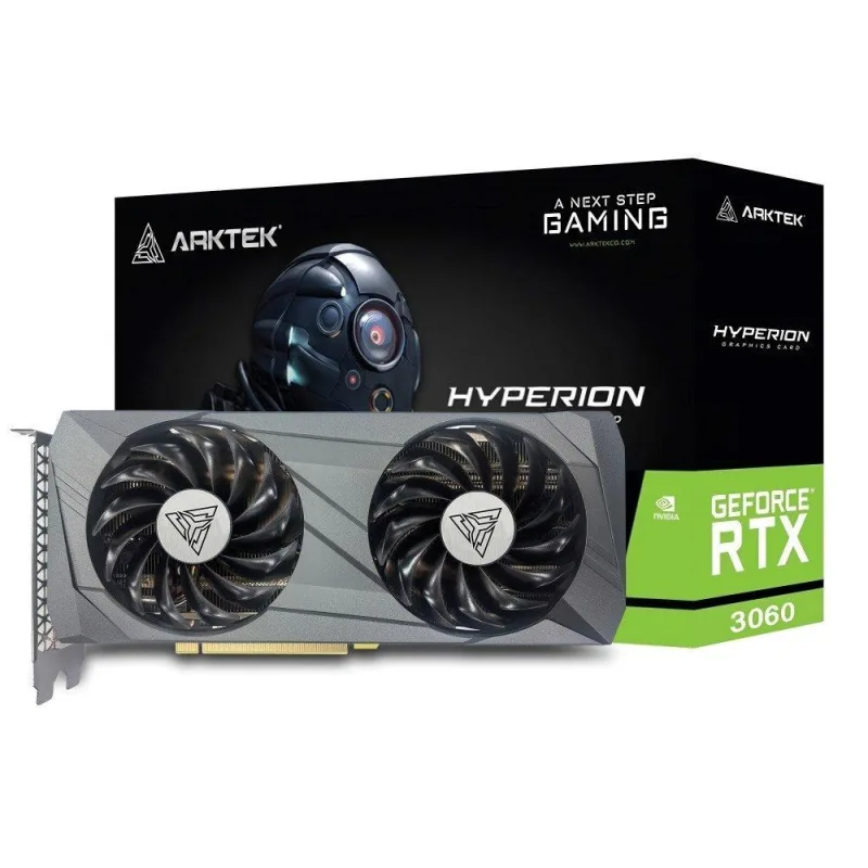 ARKTEK VGA NVIDIA GeForce RTX 3060 Hyperion 12GB V4, RTX 3060, 12GB…