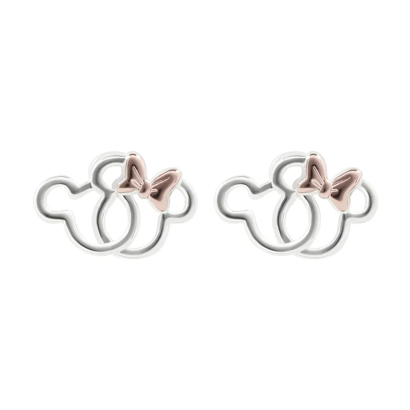 Detské náušnice Disney Mickey a Minnie Mouse EF01463TPL.CS