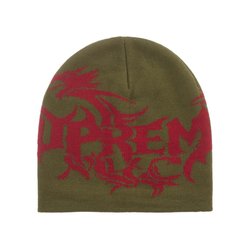 Supreme Dragon Beanie (FW26) Olive - OS