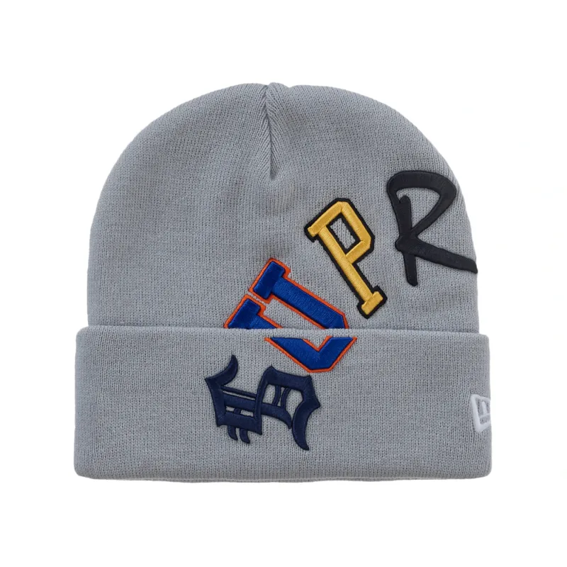 Supreme New Era Arc Beanie Grey - OS