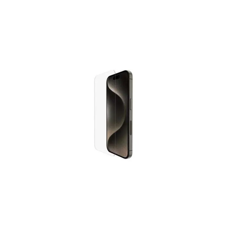 Belkin SCREENFORCE TemperedGlass Anti-Microbial ochranné sklo pro iPhone iPhone 15 Pro (OVA137zz)