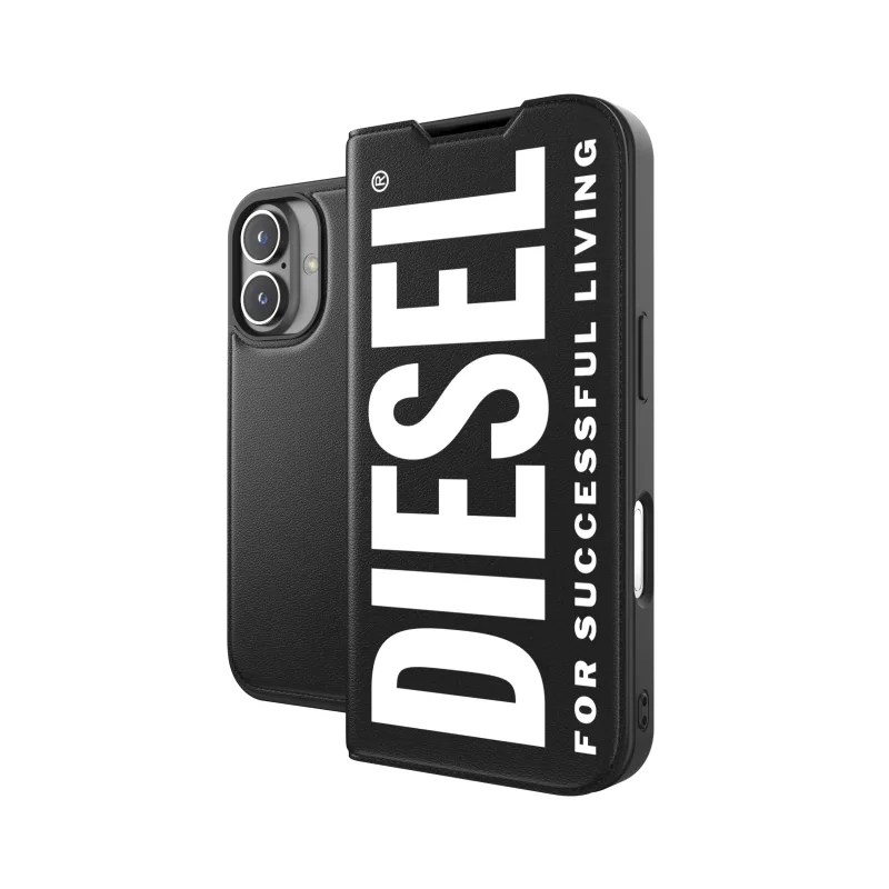 Diesel puzdro pre iPhone 16 s Magsafe čierno-biele 60131