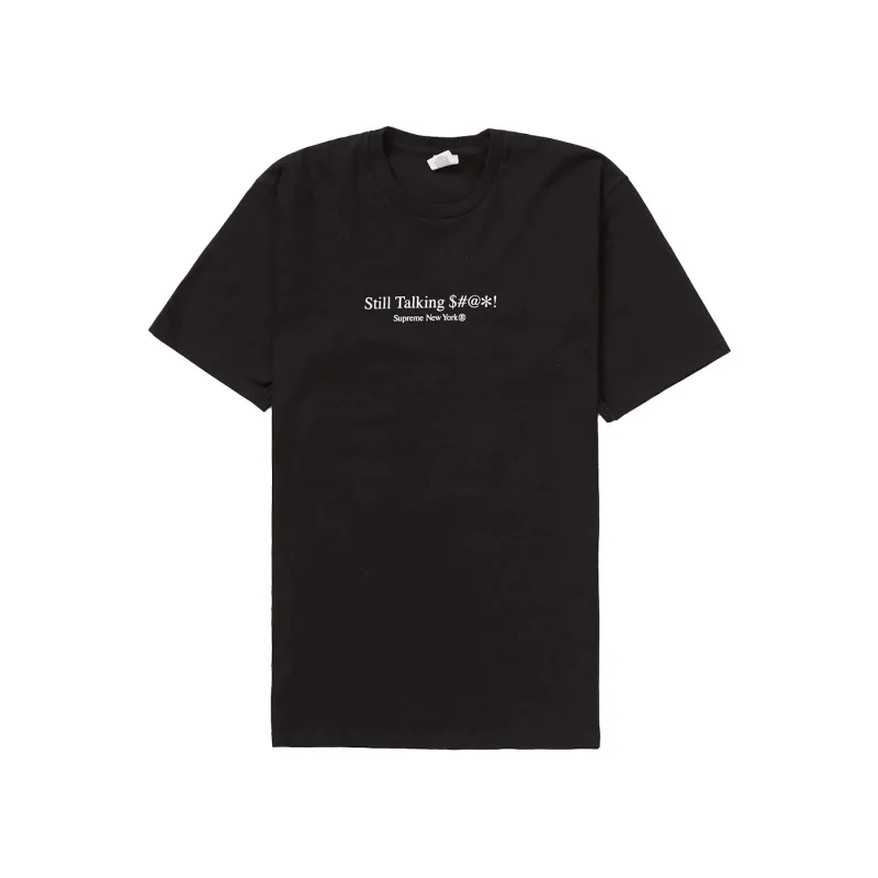 Supreme Still Talking Tee Black - M