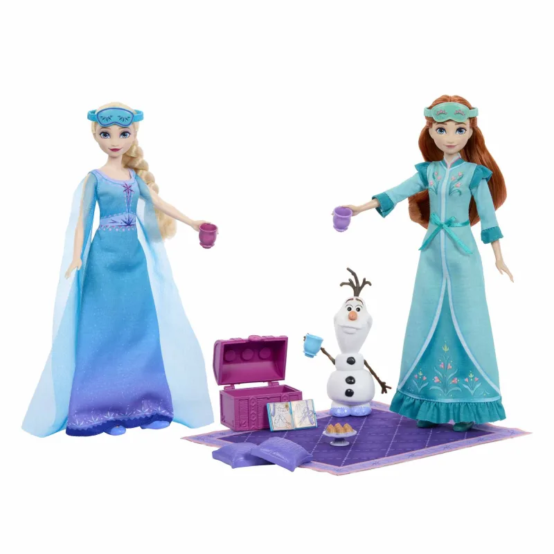 Mattel FROZEN PANENKY ANNA A ELSA PYŽAMOVÁ PÁRTY