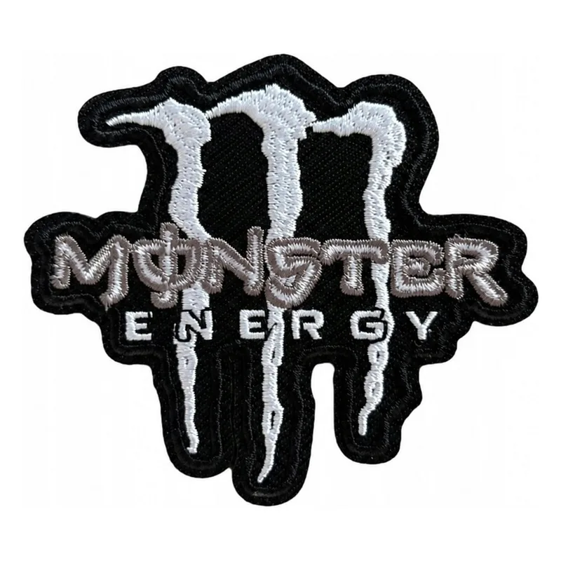Nášivka Monster Energy - bílá