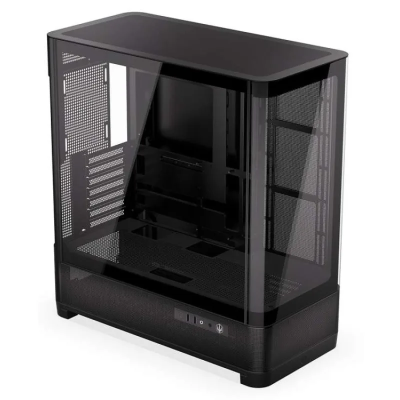 Endorfy skříň Aquarius 8000 Flex / ATX / až 10 fans / USB 3.0 / USB-C / panoramatická / zaoblené sklo / černá (EY2A022)