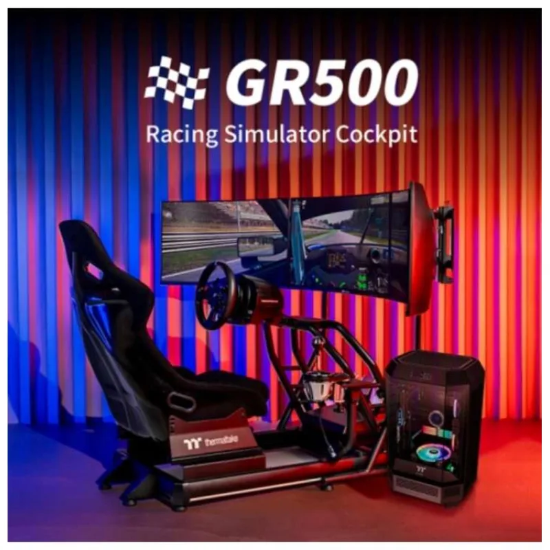 THERMALTAKE Závodní kokpit GR500 Racing Simulator Cockpit, Černá (GSC-R50-CPASBB-01)