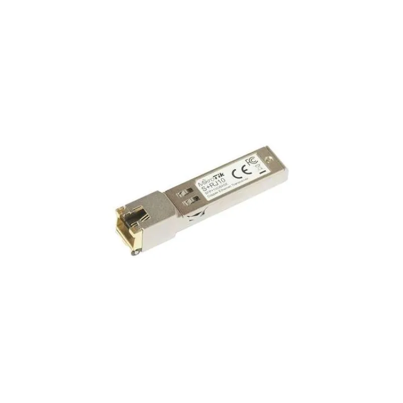 MikroTik RJ45 SFP+ 10/100/1000M/2.5G/5G/10G Metalický modul (S+RJ10)