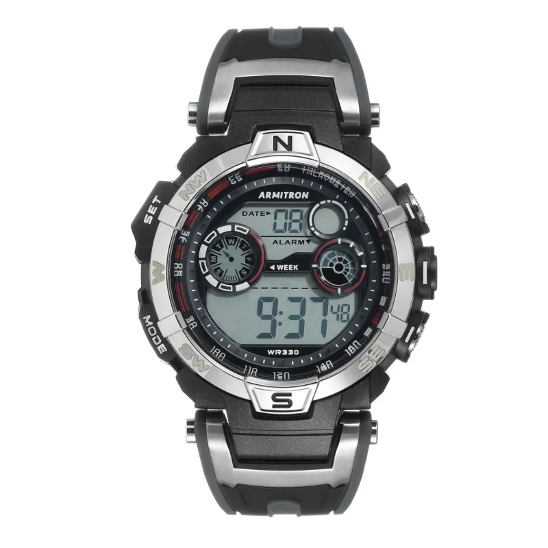 Pánske hodinky Armitron s LCD displejom 40/8231RDGY