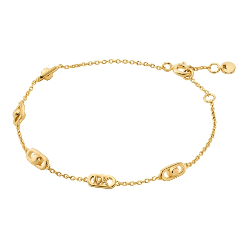 Dámsky náramok Michael Kors Premium Astor Link, strieborný, MKC173600710