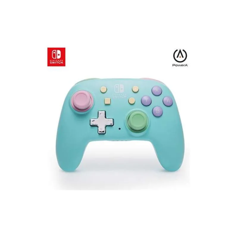 PowerA Vylepšený bezdrátový ovladač pro Nintendo - Spring Dream (NSGP0347-01)