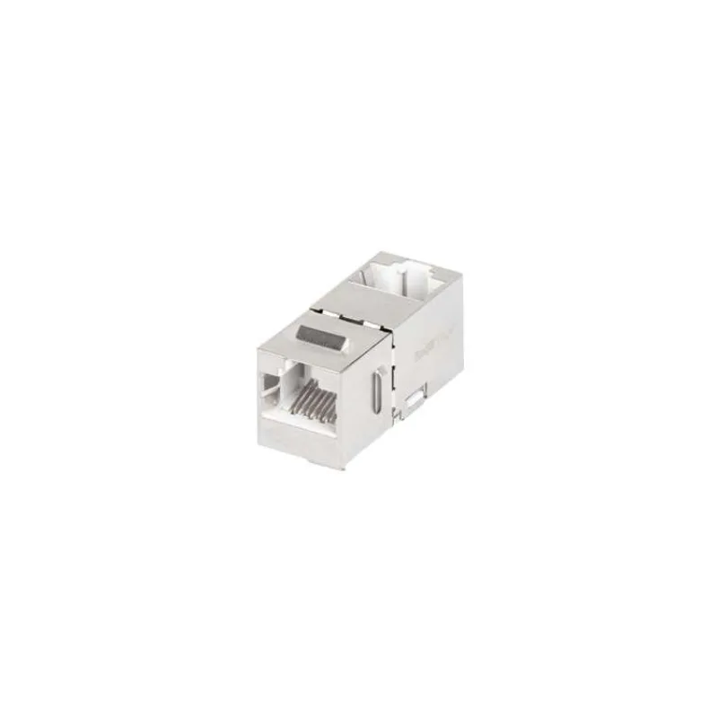 PRIECHODOVÝ KONEKTOR KEYSTONE RJ45- RJ45 CAT.6 FTP 90 LANBERG (KSF6-3090)