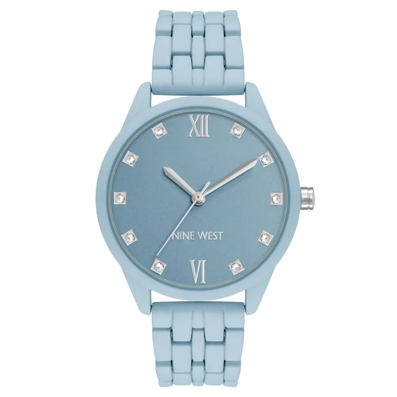 Nine West dámske hodinky okrúhle modré NW/3015LBLB