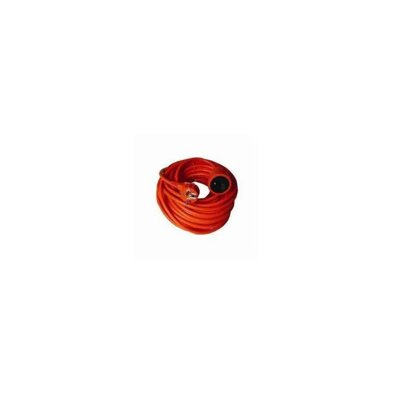 Solight prodlužovací přívod - spojka, 1 zásuvka, 25m, 3 x 1,5mm2, oranžová (PS09)