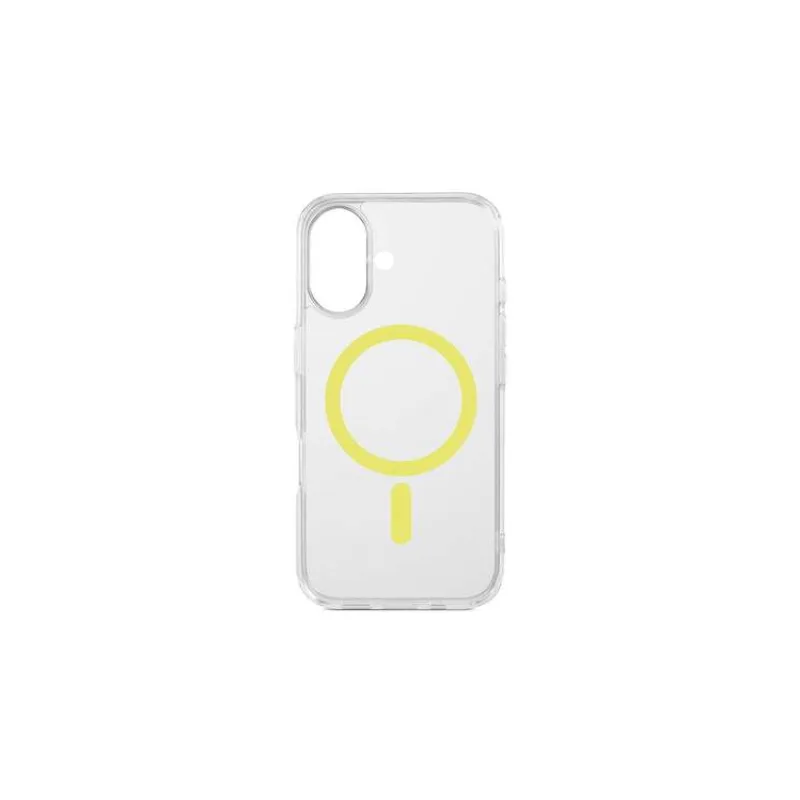 Aiino - Frozen Case with magnet for iPhone 16 - Lime (AIFRO6124-YL)